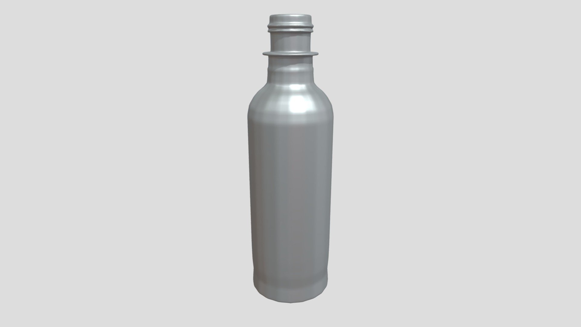 Transparent plastic bottle - 3D model by henessya [8dcd964] - Sketchfab