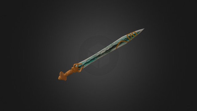 High Res Sword 3D Model