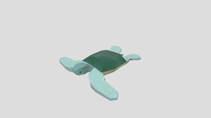 Turtle textured (hopefully) 3D Model