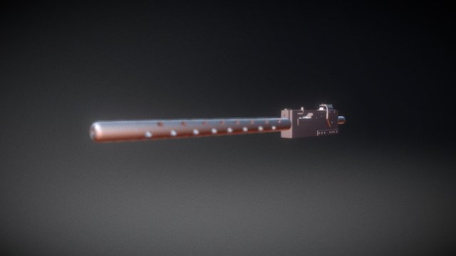 M1919 Browning Machine-Gun 3D Model