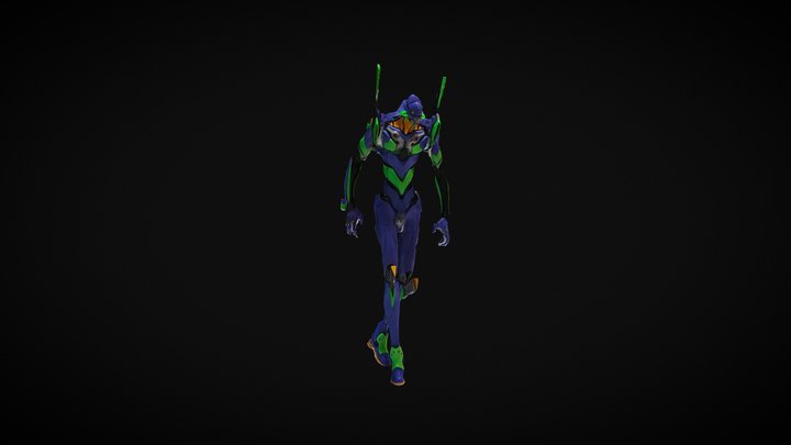 evangelion 3D Model