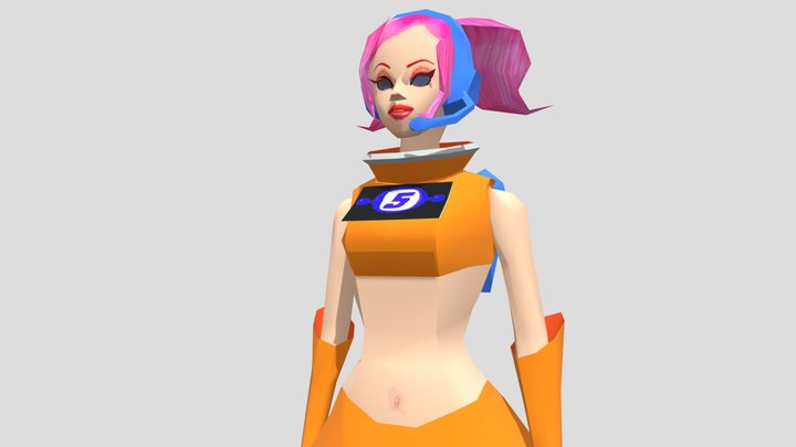Dreamcast - Space Channel 5 - Ulala 3D Model