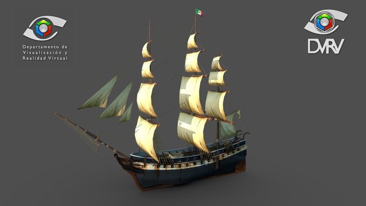 Fragata 3D Model