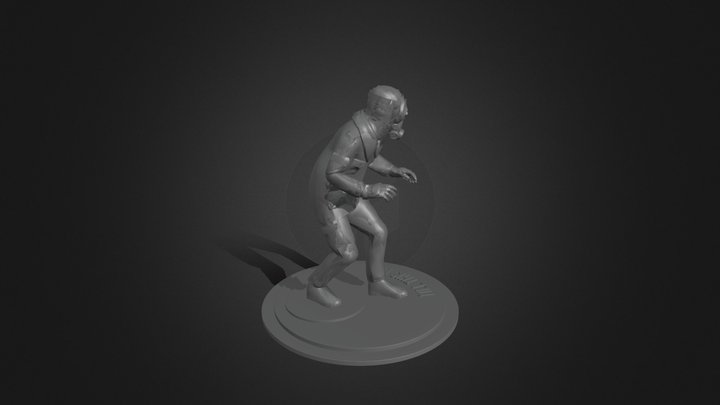''Till This Day'' Action Figure Model 3D Model