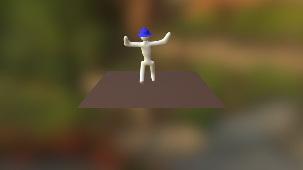 Simple Person - Posed - 3D model by Preyzar [8dcfff1] - Sketchfab