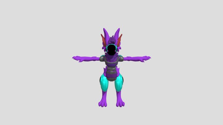 Protogen Kiwi - 3D model by L.u.X (@L.u.X) [57582b4]