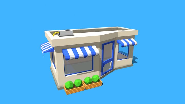 Low Poly House 3 3D Model