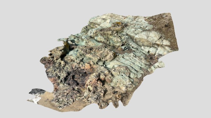 Blue Rock 3D Model