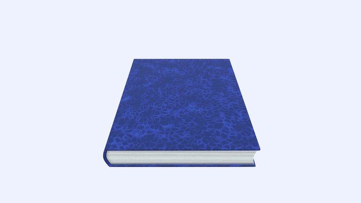 Simple Book 3D Model