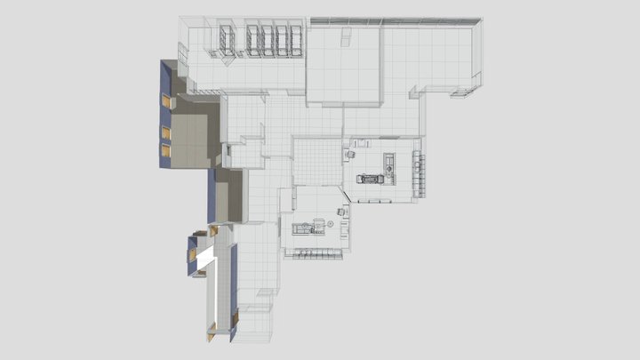 Conference and Entry Room 3D Model