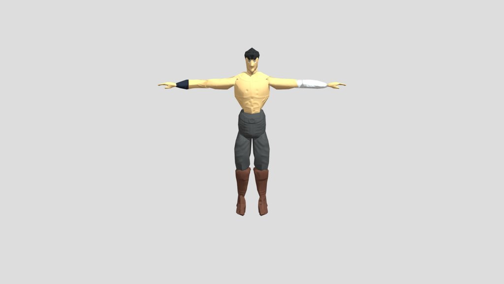 Kenshiro - Hokuto No Ken - Rigged