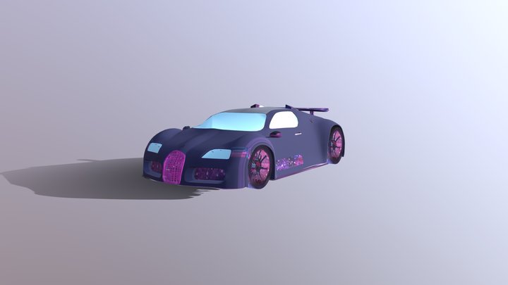 Bugatti Veyron Galaxy 3D Model