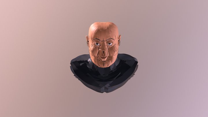 Creepy old man 3D Model