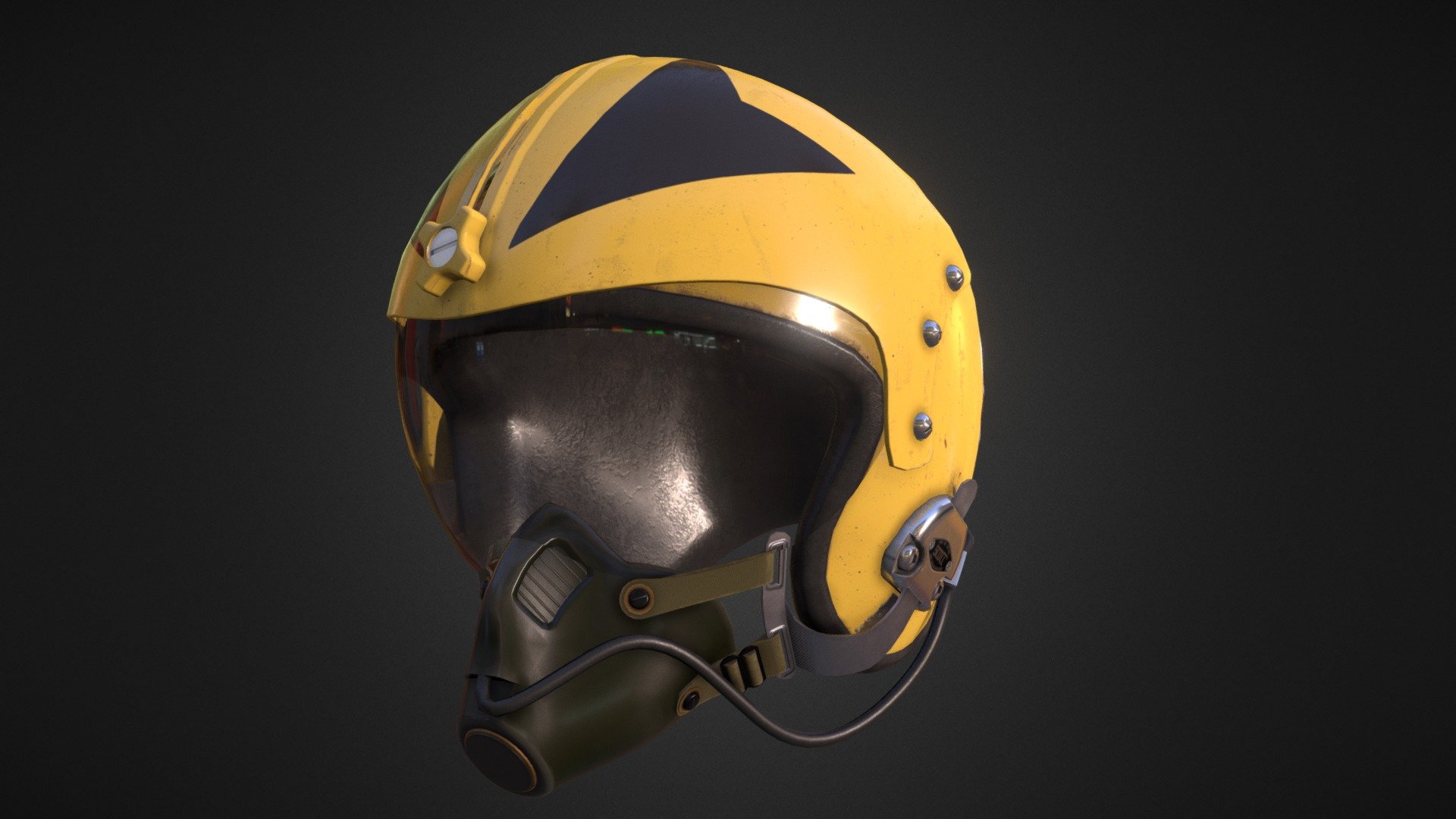 HGU-33/P Flight Helmet - Buy Royalty Free 3D model by BorisBC [8dd5ecb ...