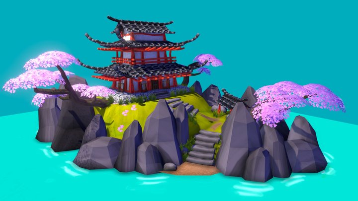 Japanese armory - Game Art end Assignment 3D Model