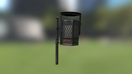 Park Old Basket 3D Model