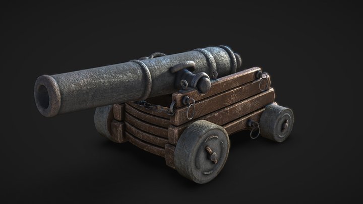 Great medieval defense cannon (1)