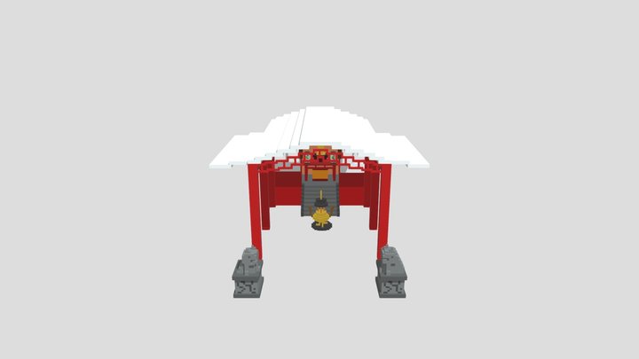 阿彌陀佛亭_vox 3D Model
