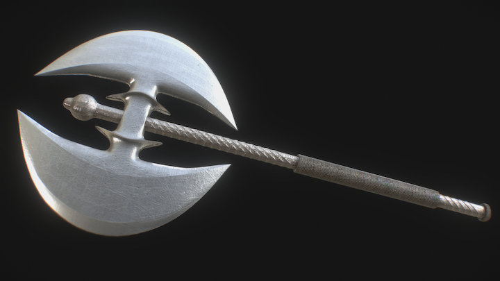 Battle Axe 3D Model