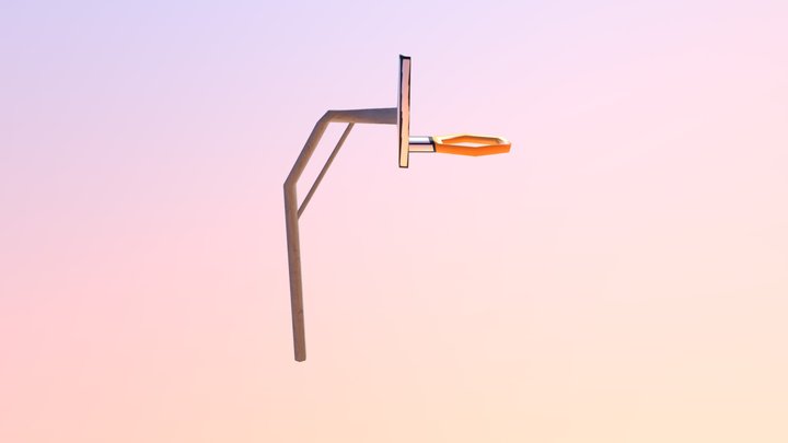 Cesta de Basquete 3D Model