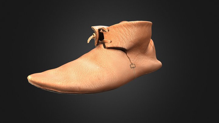 Chaussure Médiévale 3D Model