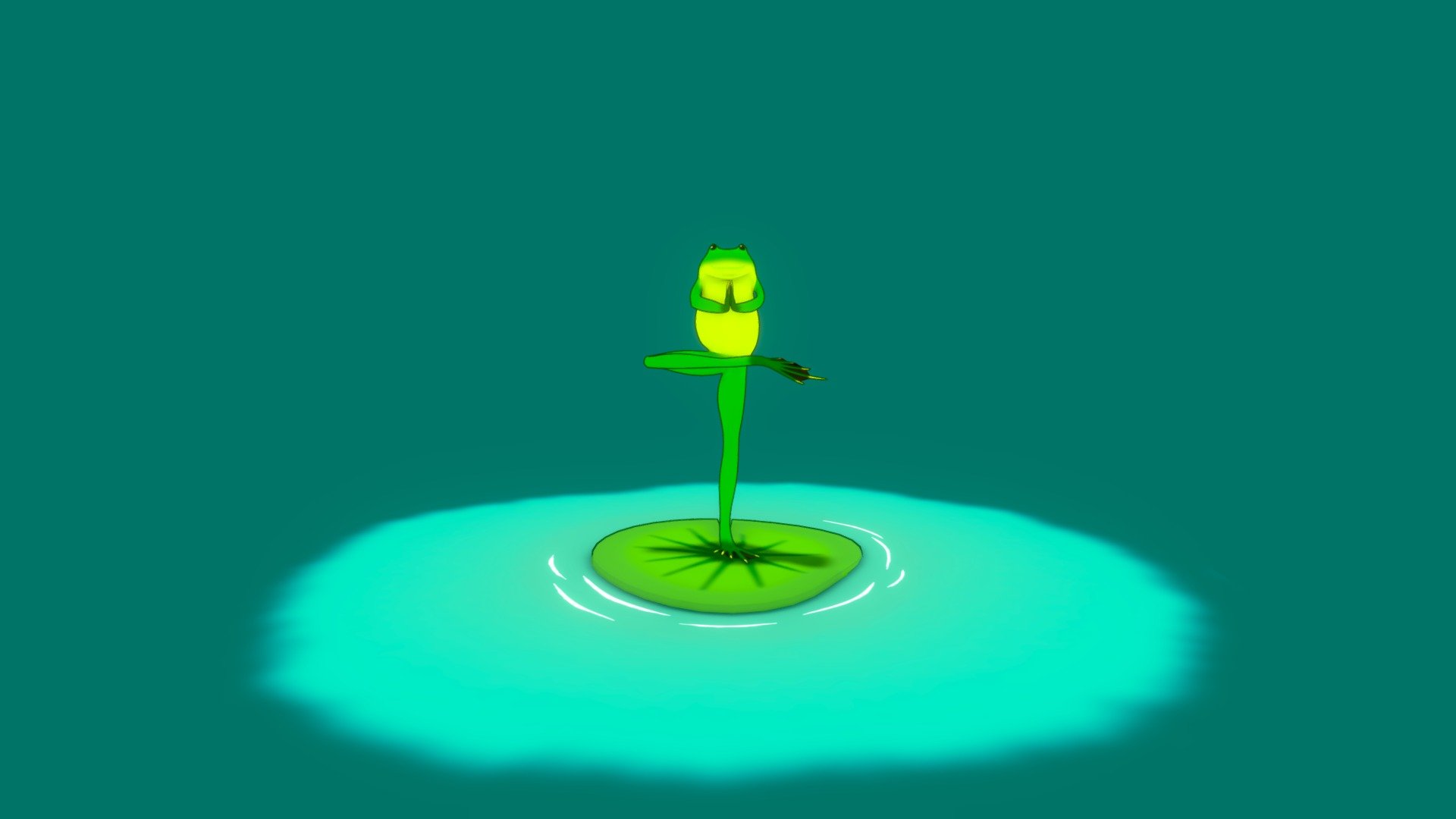 Frog meditation - Download Free 3D model by Kyyy_24 (@luckyardrianto27 ...