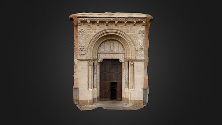 Façade basilique St-Sernin, Toulouse 3D Model