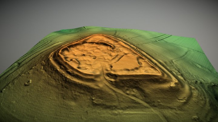 Brent Knoll, Somerset (UK) – Kostenloses 3D-Modell STL
