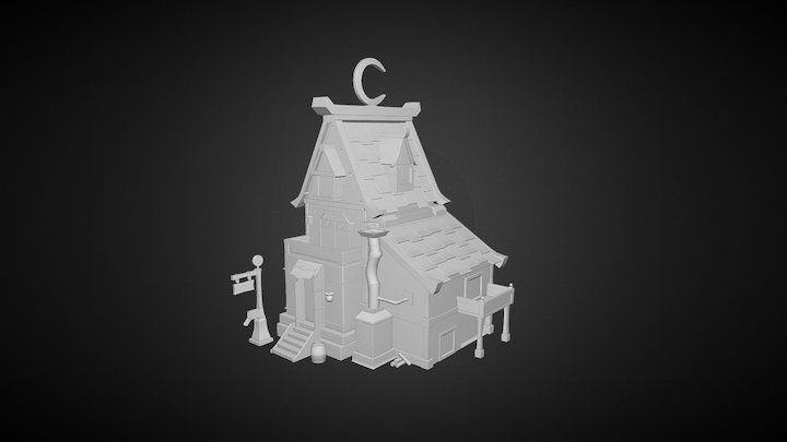 Red House 3D Model