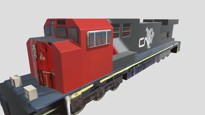 CN Dash-9-44CWL – Free 3D Model STL