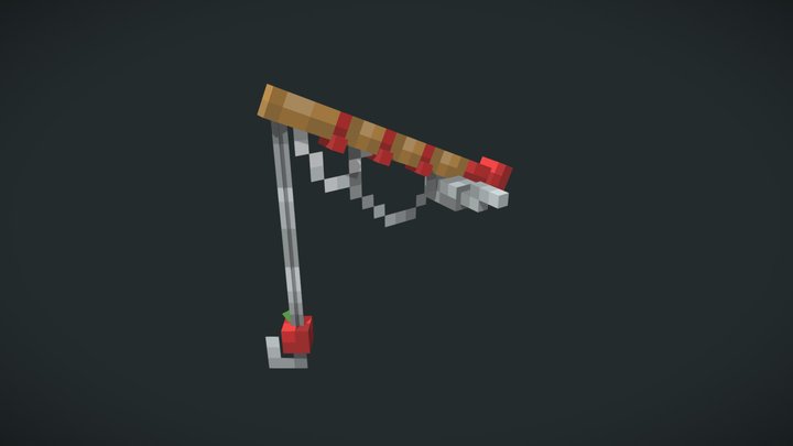 Fishing Rod - Minecraft Model 3D Model