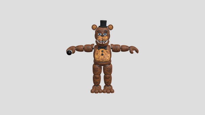 Unwithered Freddy 3D Model