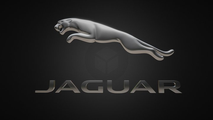 jaguar logo 3D Model