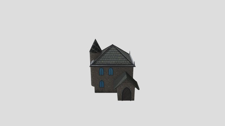 Neo Gothic House 3D Model