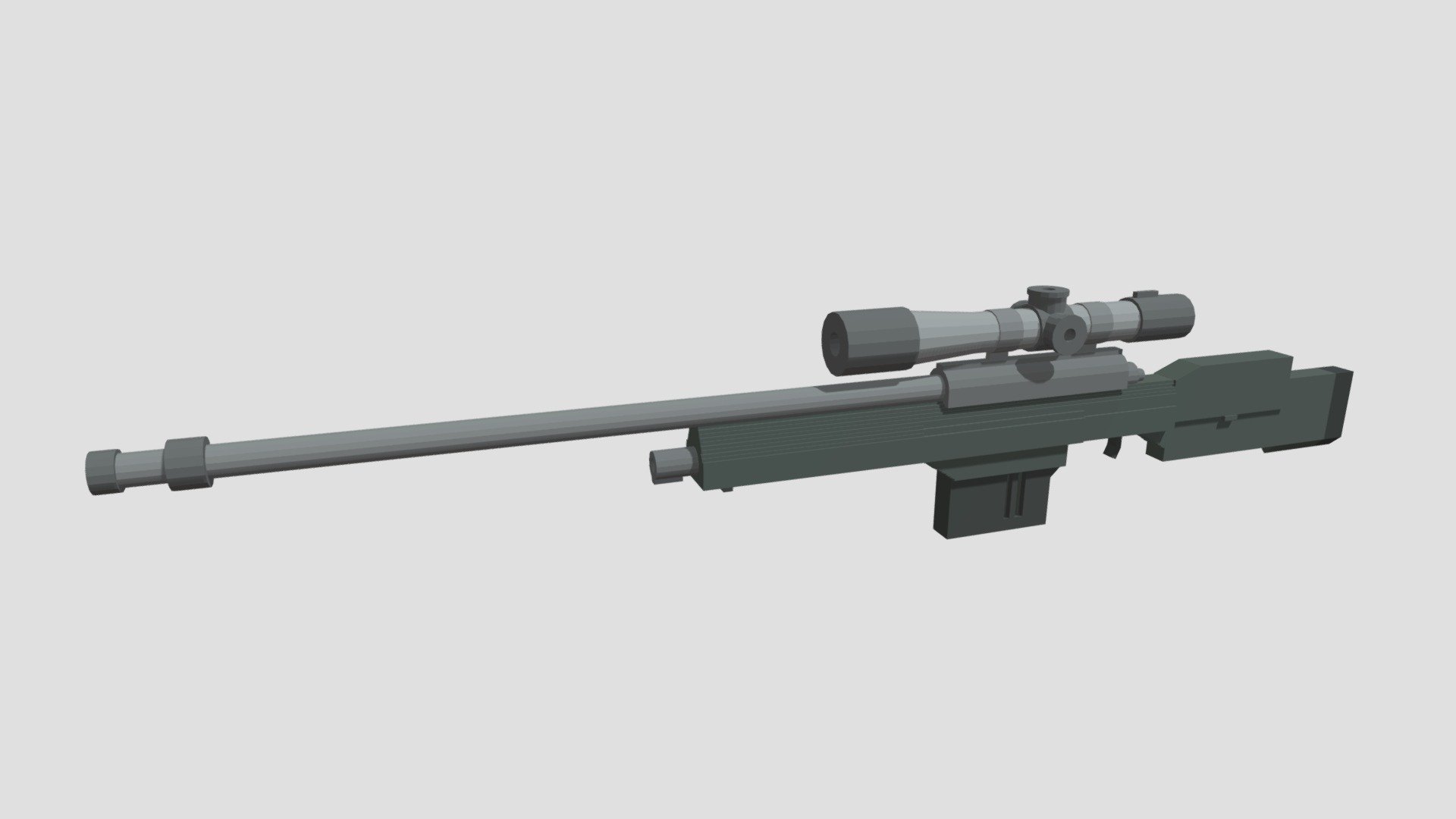 Sniper - Download Free 3D model by tjfdk6201 [8ddbee5] - Sketchfab
