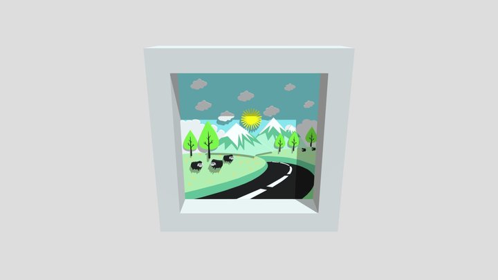 картина послойная 2 3D Model