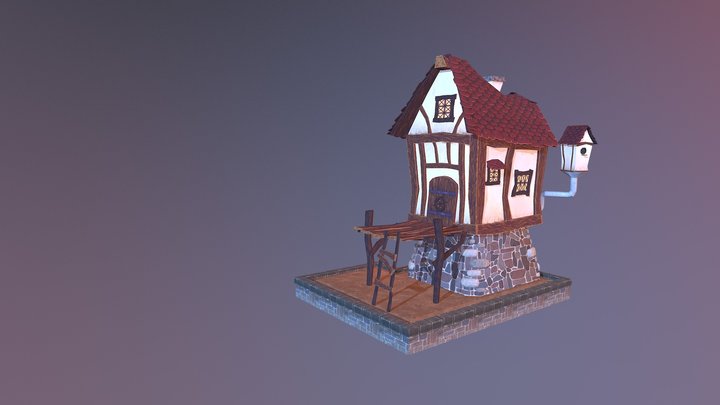 Village House 3D Model
