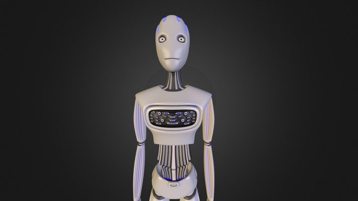 Humanoid Robot N.I.A.H. 3D Model