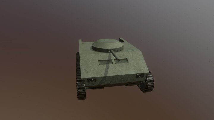 A tank without analogues in the world 3D Model