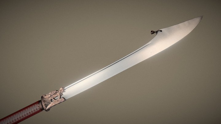 Melee Weapon - Pudao 3D Model