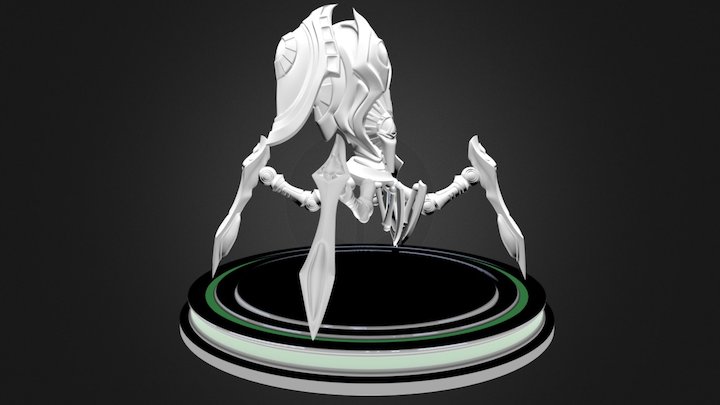 Starcraft2 Fan art - Stalker 3D Model