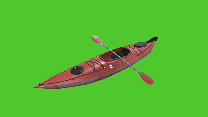 kayak 3D Model