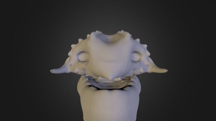 Dragon's Skull 3D Model