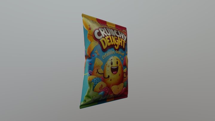 Chips Bag 3D Model