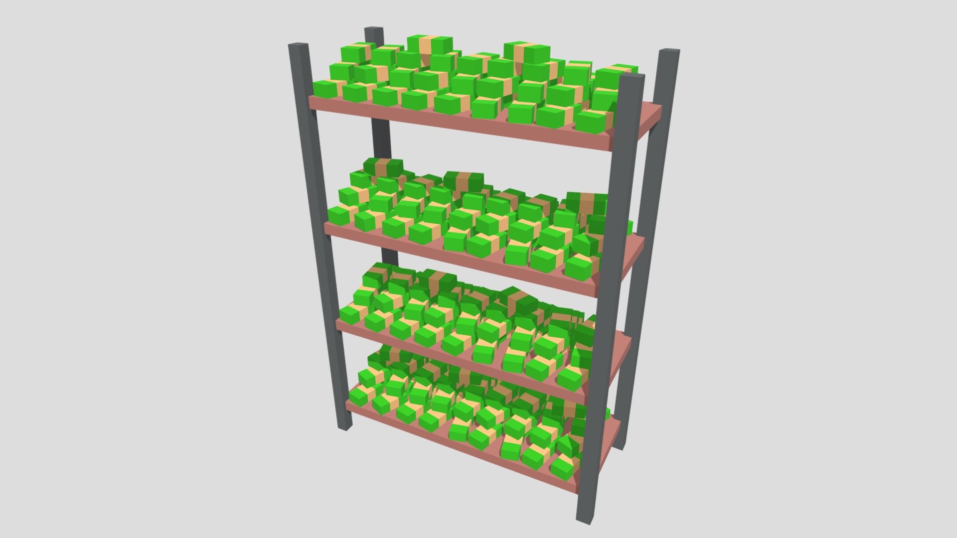 FREE LowPoly - Cash Rack - Download Free 3D model by 3DLAND (Free ...