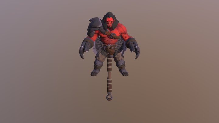 Axe (DOTA2) 3D Model