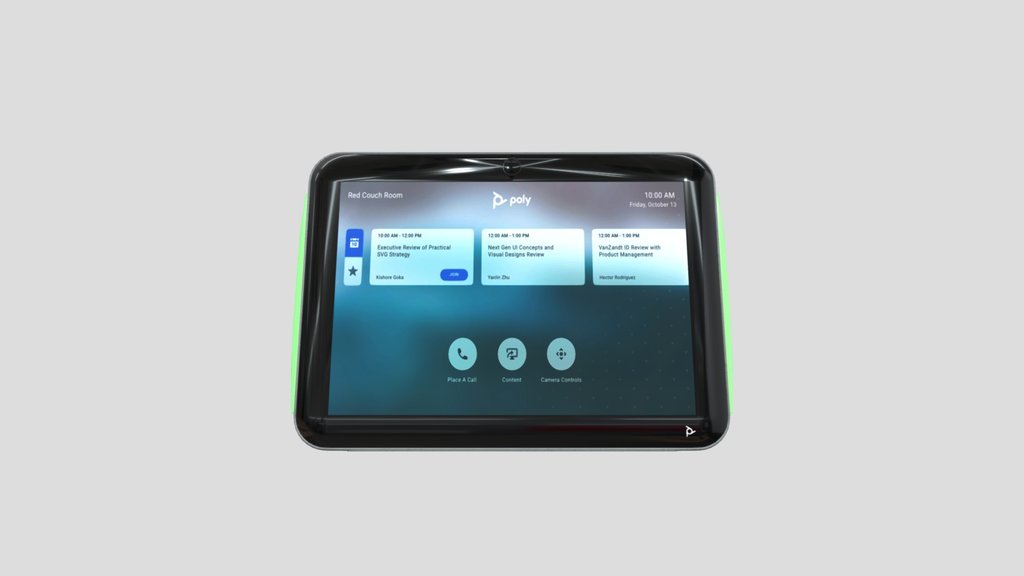 Poly Tc10 White Control Panel