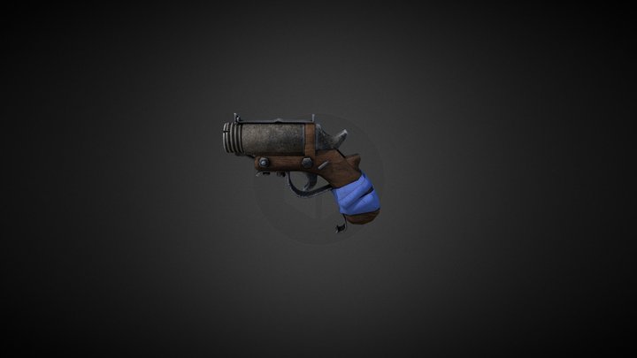 Flare Gun 3D Model