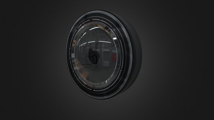 Diaphragm Lens 3D Model