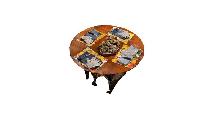 Tomales bay oyster feast 3D Model